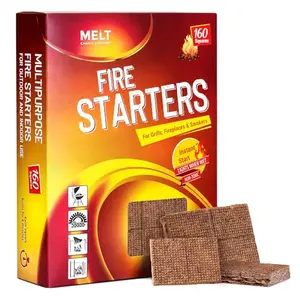 Melt Candle Company Fire Starter Squares box with 160 squares