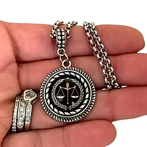 EastWest Treasures Handcrafted Scales of Justice Charm