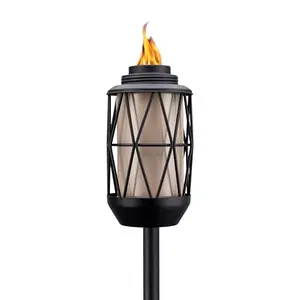 TIKI BiteFighter Wire Metal Torch for Mosquito Repellency