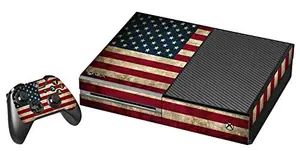 LidStyles American Flag skin on Xbox One console and controller