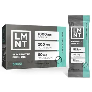 LMNT raw unflavored electrolyte stick packs