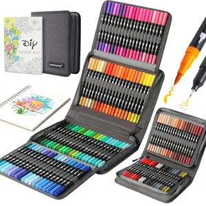 nobrand 120 brush pens for hand lettering