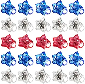 AMENON LED Light Up Star Rings
