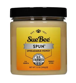 Sue Bee Premium Spun Honey jar