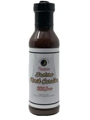 June Moon Spice Eastern North Carolina Vinegar Style BBQ Sauce squeeze bottle