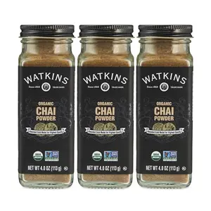 Watkins Gourmet Organic Chai Powder spice jar with organic label
