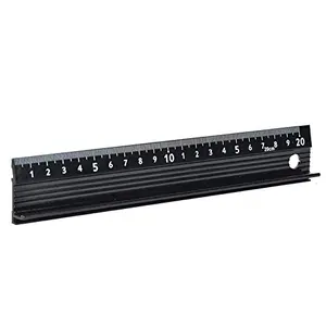 L-Type safety ruler with rubber strip