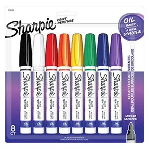 Sharpie Oil-Based Paint Markers Assorted Colors 8 Count