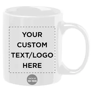 DISCOUNT PROMOS bulk set of white ceramic mugs ready for custom printing