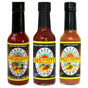 Dave's Gourmet Super Spicy Hot Sauce Variety 3 Pack