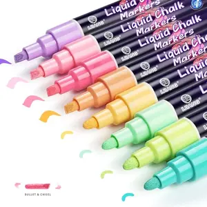 IJIANG 8 pastel chalk markers for gentle American flag artwork