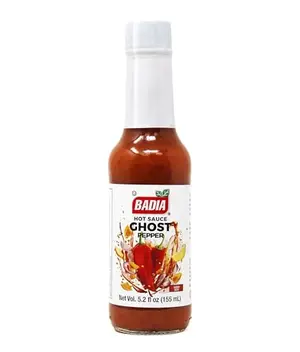 Badia ghost pepper hot sauce bottle