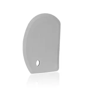 SAPID silicone bowl scraper with curved edge and steel core