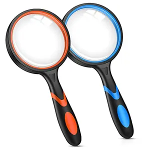 PHICANT 10X magnifying glass with rubber handle