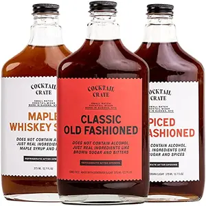Cocktail Crate whiskey cocktail mixers 3-pack