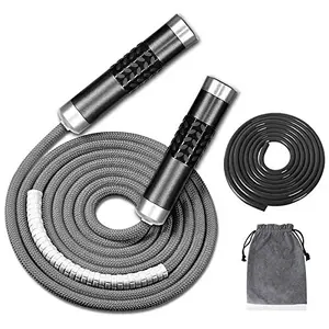 REDIFY weighted jump rope in grey with two ropes