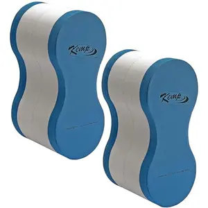 Kemp USA Solid Swim Pull Buoy Float pack of 2 EVA foam training buoy