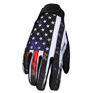 Hot Leathers Vintage American Flag mechanics gloves