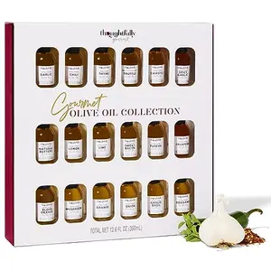 Box of Thoughtfully Gourmet Olive Oil Sampler with 18 flavored oils
