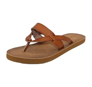 Flojos Priya sandals in tan with interwoven strap