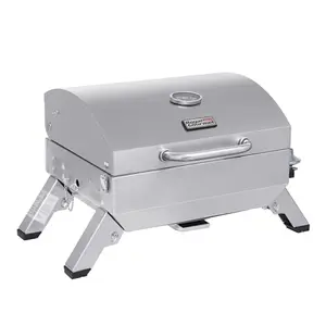 Royal Gourmet GT1001 portable propane grill with folding legs and warming rack