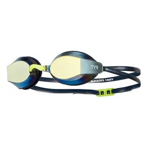 TYR Blackops 140 EV racing swim goggles with mirrored lenses for lap swimmers
