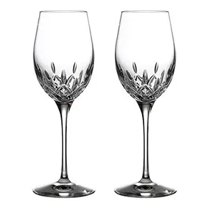 Waterford Lismore Essence White Wine glasses on a formal table