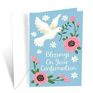 Prime Greetings confirmation card with Jeremiah 29:11 verse