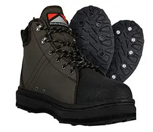 Paramount Outdoors Stonefly Cleated wading boot with rubber sole