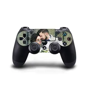 Golden Rain custom PS4 controller skin sticker