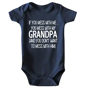 Navy Mess with Grandpa baby bodysuit by shlrzy