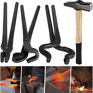 Bonbo tongs and hammer set on anvil