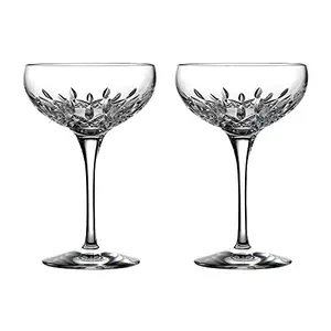 Waterford Lismore Essence Champagne Saucer set of two