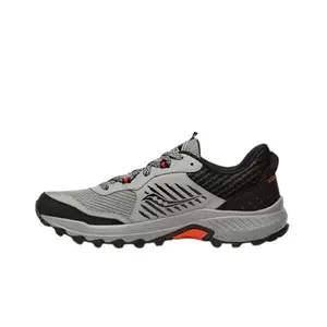 Saucony Men's Excursion TR15 trail running shoe in Alloy/Scarlet