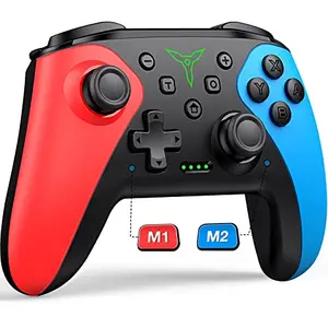 ELISWEEN Wireless Switch Controller with red and blue design