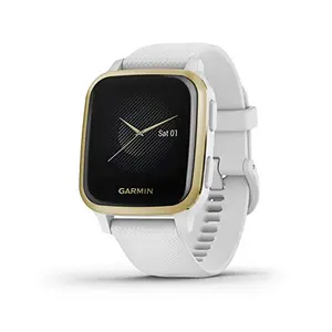 Garmin Venu Sq watch with bright color touchscreen and health monitoring features