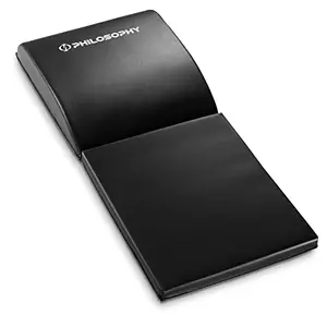 Philosophy Gym black ab mat with tailbone pad