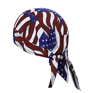 DANLCUPL American Flag Doo Rag for biker head wrap