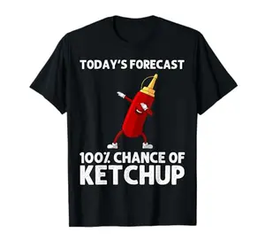 Funny Ketchup Themed T-Shirt for Fry Lovers