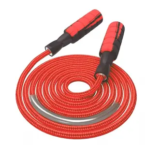 FITMYFAVO red cotton jump rope