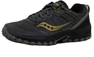 Saucony Men's Excursion TR14 Dark Grey/Black trail running shoe