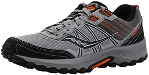 Saucony Excursion TR14 grey and orange trail running shoe