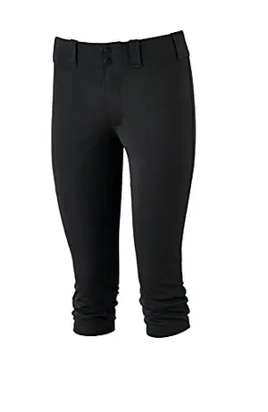 Mizuno youth girl's prospect softball pant in black
