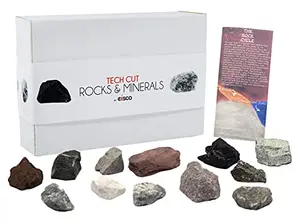 EISCO rock cycle kit with 12 hand-processed specimens and identification guide