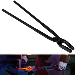 Bzsunway wolf jaw tongs holding a metal bar