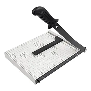 ZEQUAN 12 inch guillotine paper cutter metal base clean cuts