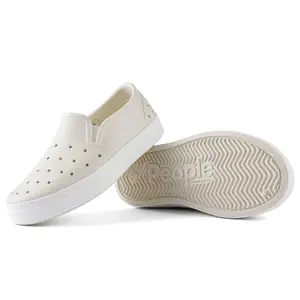 People Footwear Slip-On EVA Sneakers for Kids in Picket White