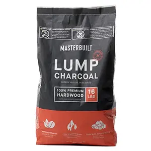 Masterbuilt Premium Hardwood Lump Charcoal 16 pound bag for gravity series grill