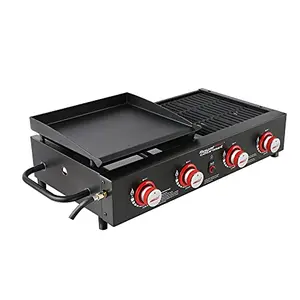 Royal Gourmet GD4002T portable grill and griddle combo with four burners