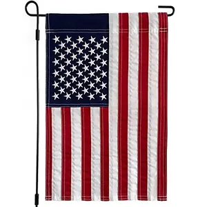 WDGG embroidered American garden flag 12x18 inches